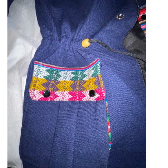 Quilted Ethnic Print Coat - Women's Size XL - Soft, Cozy, Warm & Pretty - Picture 7 of 11